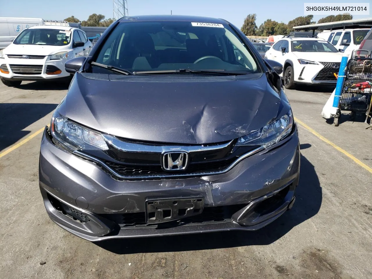 2020 Honda Fit Lx VIN: 3HGGK5H49LM721014 Lot: 73538204