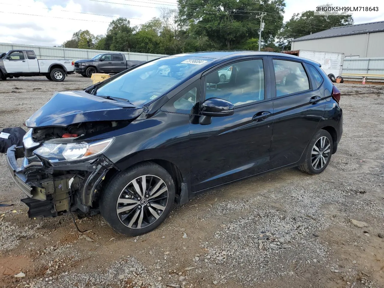 2020 Honda Fit Exl VIN: 3HGGK5H99LM718643 Lot: 73798084