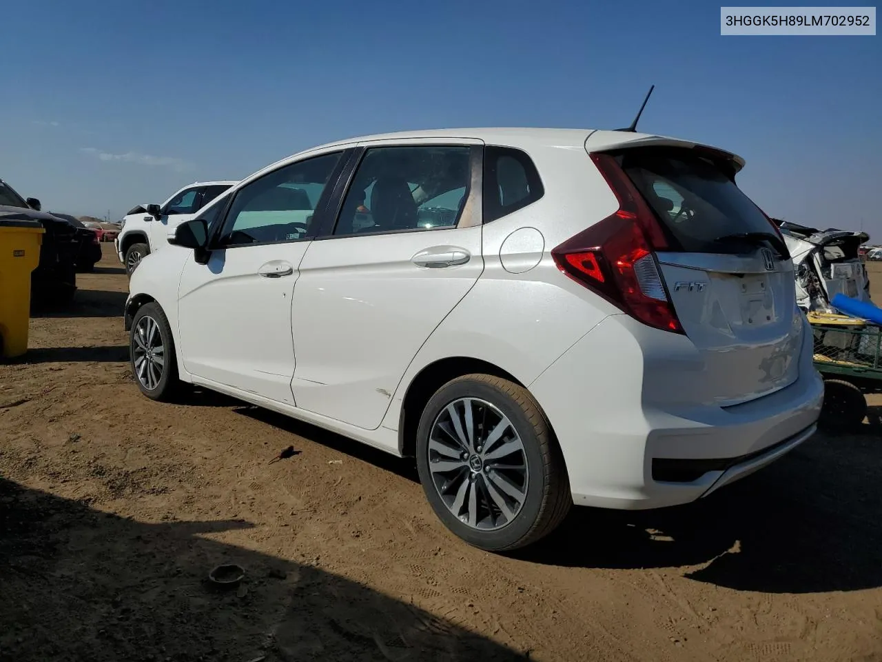 2020 Honda Fit Ex VIN: 3HGGK5H89LM702952 Lot: 73977254