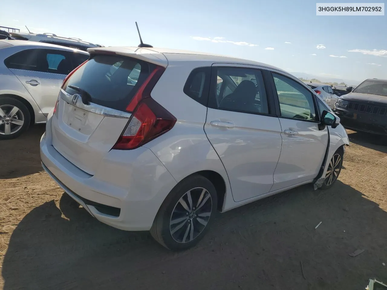 2020 Honda Fit Ex VIN: 3HGGK5H89LM702952 Lot: 73977254