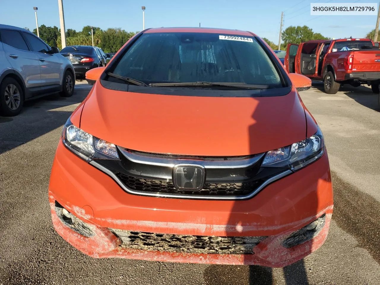 2020 Honda Fit Ex VIN: 3HGGK5H82LM729796 Lot: 73992484