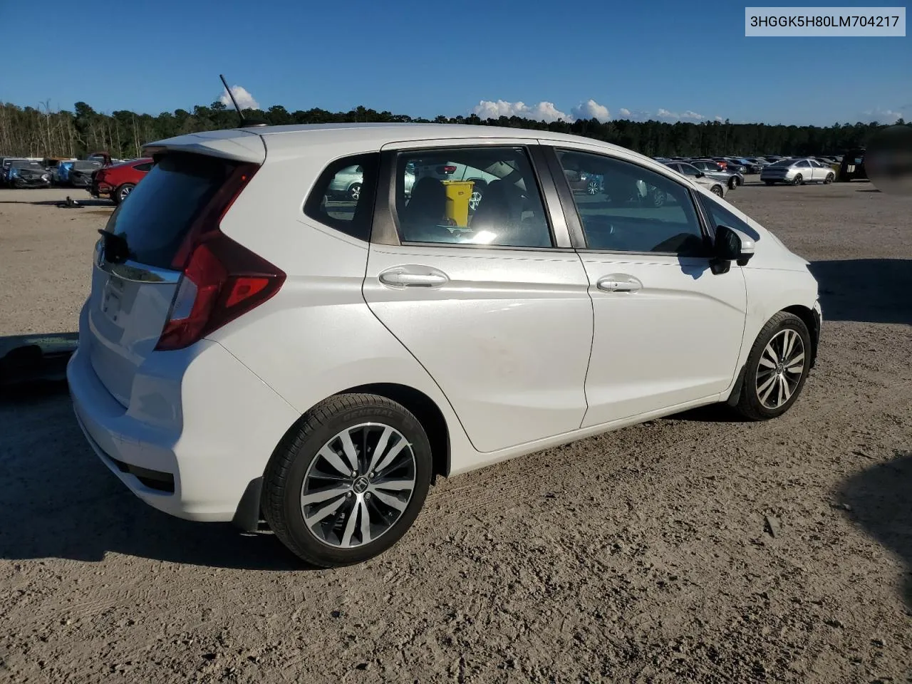 2020 Honda Fit Ex VIN: 3HGGK5H80LM704217 Lot: 74004964