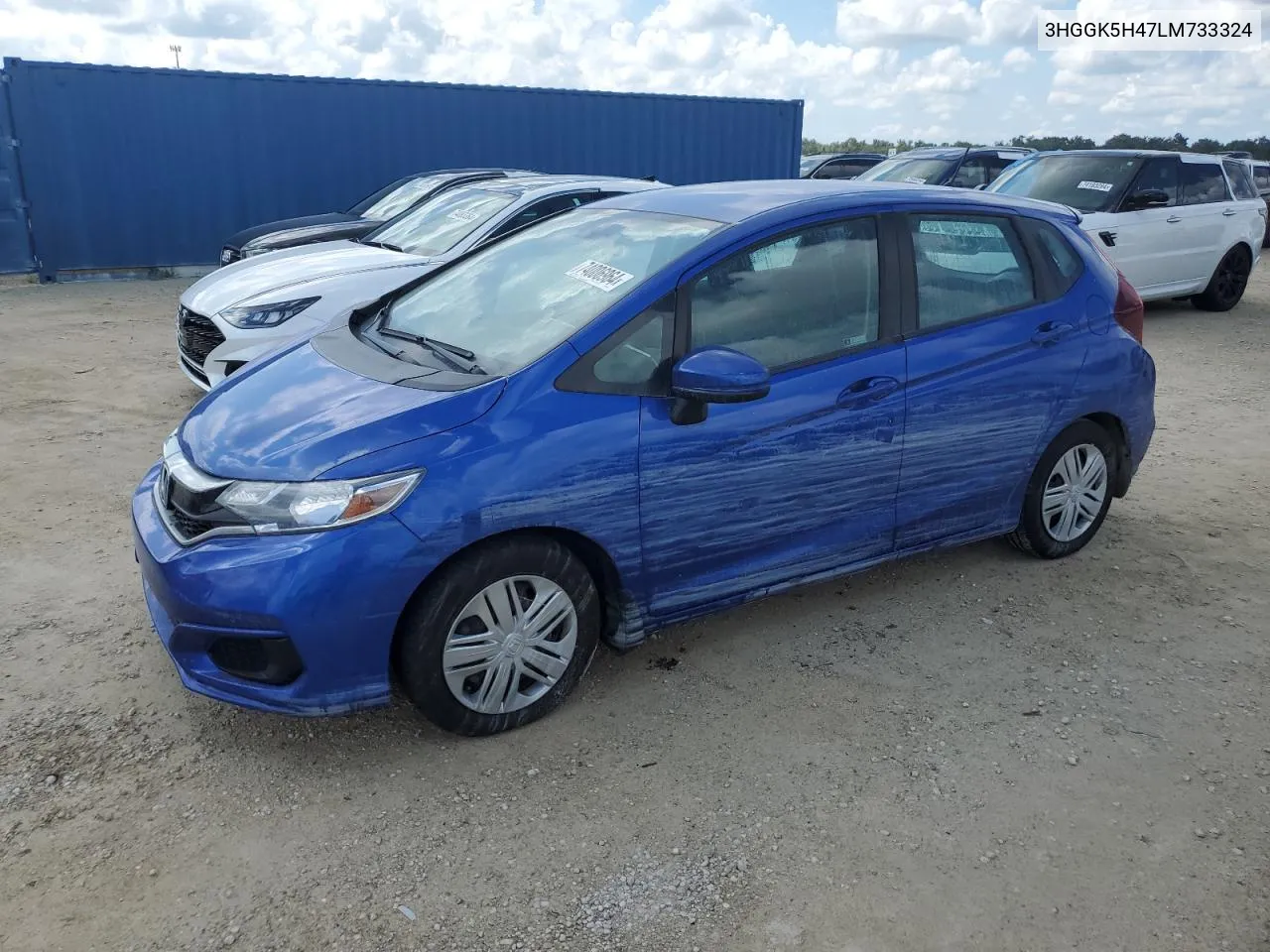 2020 Honda Fit Lx VIN: 3HGGK5H47LM733324 Lot: 74006964