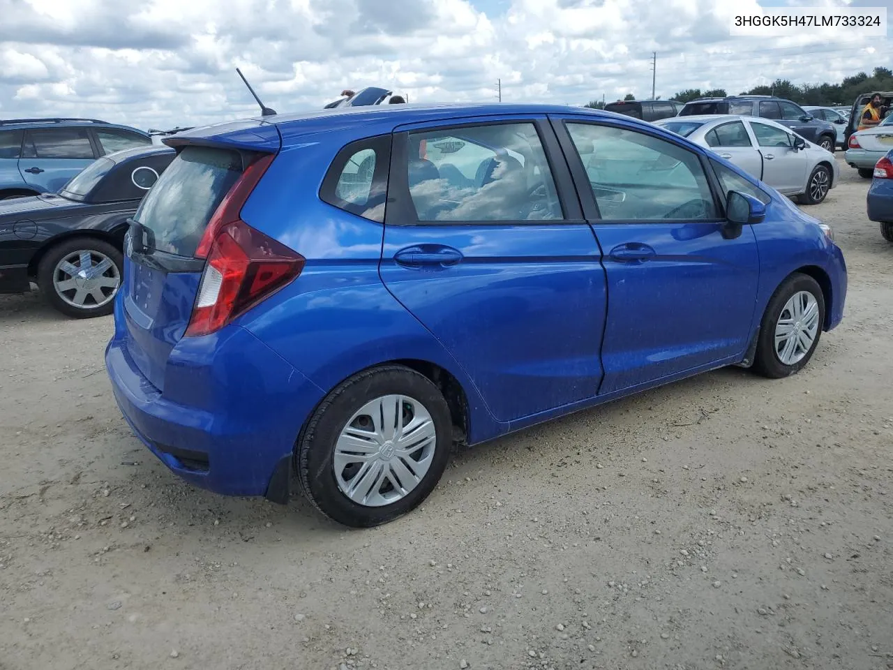 2020 Honda Fit Lx VIN: 3HGGK5H47LM733324 Lot: 74006964