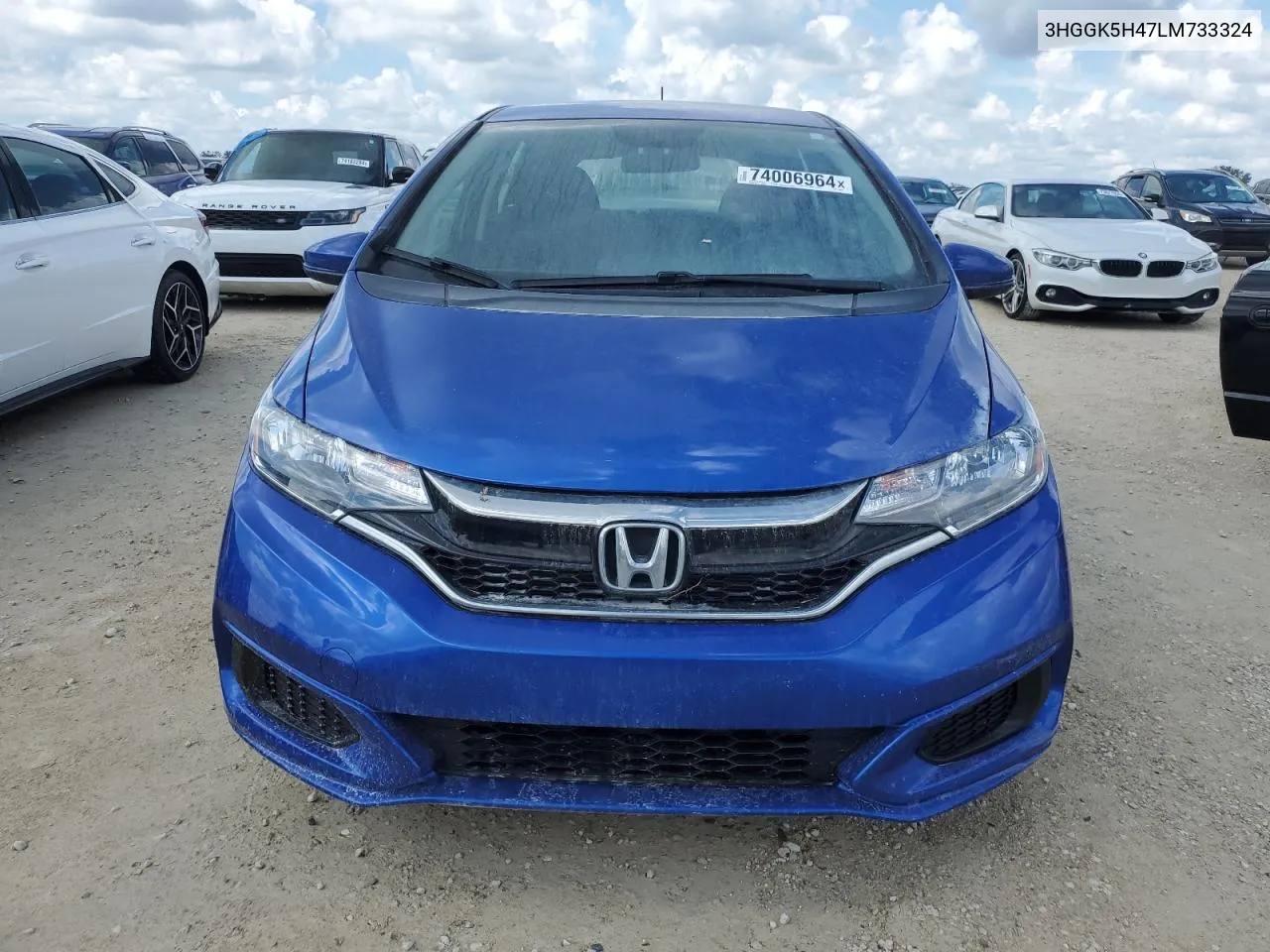 2020 Honda Fit Lx VIN: 3HGGK5H47LM733324 Lot: 74006964