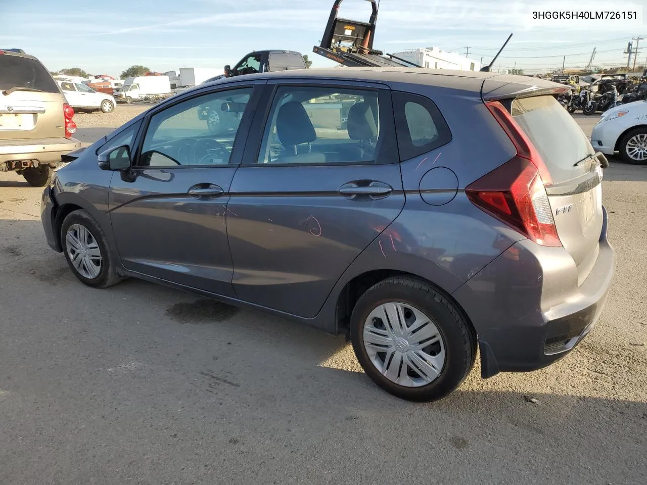 2020 Honda Fit Lx VIN: 3HGGK5H40LM726151 Lot: 74110924