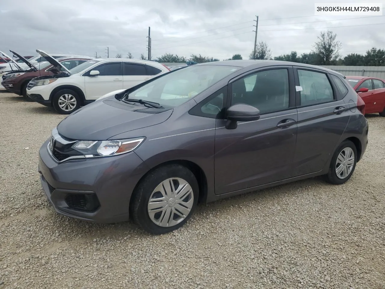 2020 Honda Fit Lx VIN: 3HGGK5H44LM729408 Lot: 74138414