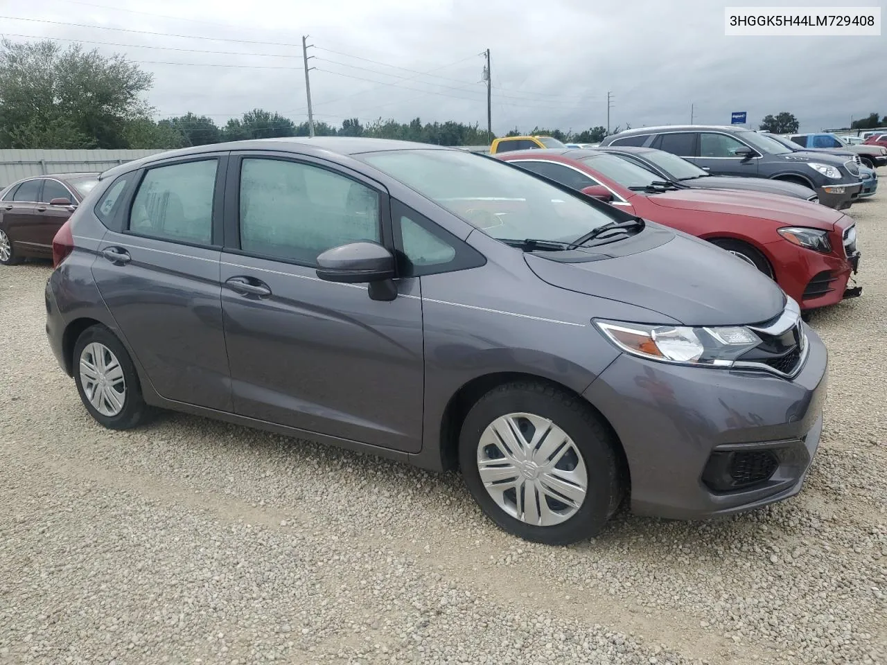 2020 Honda Fit Lx VIN: 3HGGK5H44LM729408 Lot: 74138414