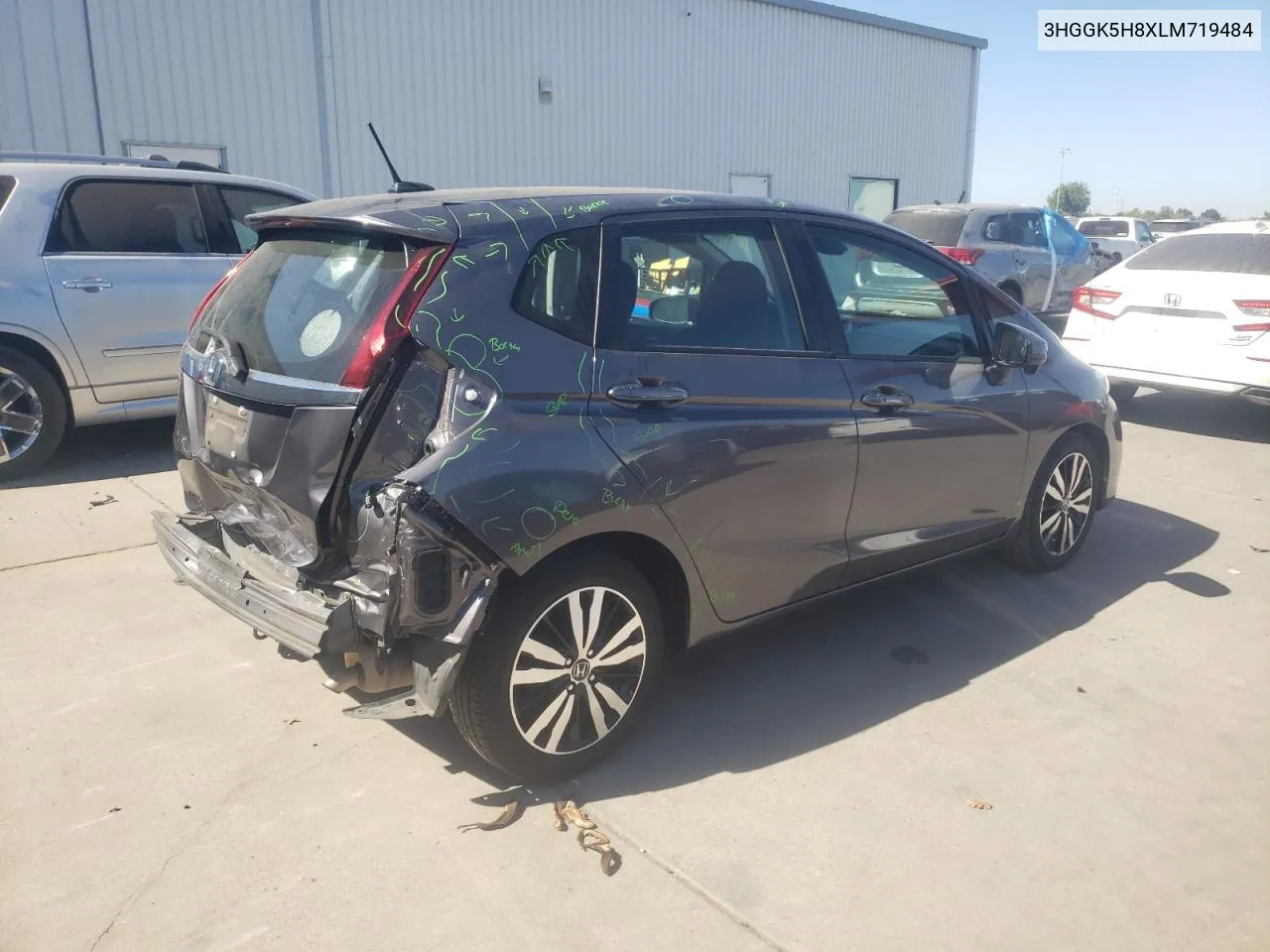 2020 Honda Fit Ex VIN: 3HGGK5H8XLM719484 Lot: 74393734