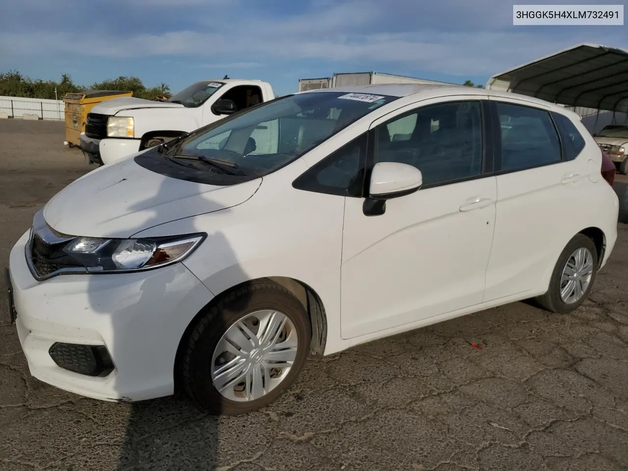 2020 Honda Fit Lx VIN: 3HGGK5H4XLM732491 Lot: 74441874