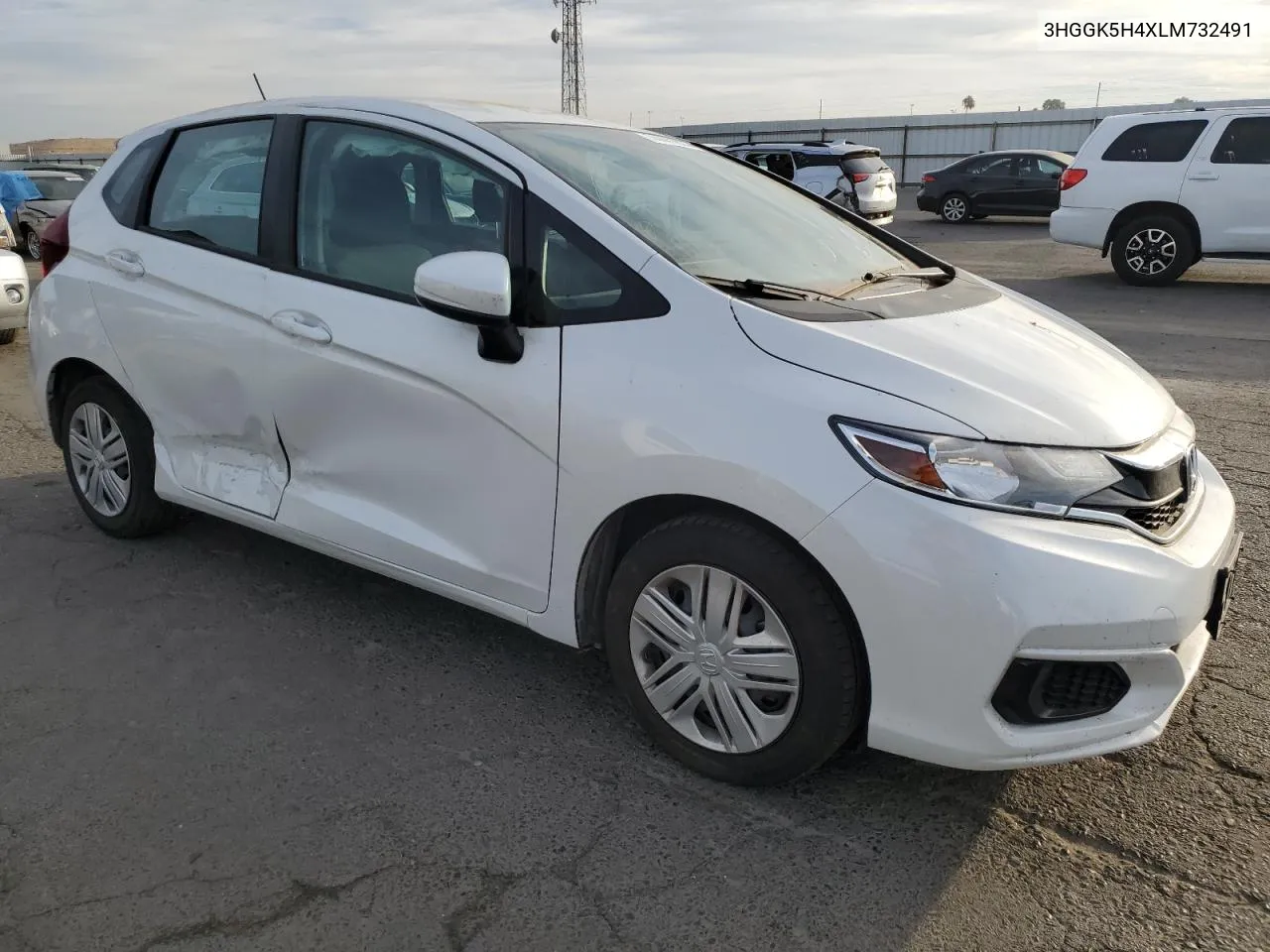 2020 Honda Fit Lx VIN: 3HGGK5H4XLM732491 Lot: 74441874