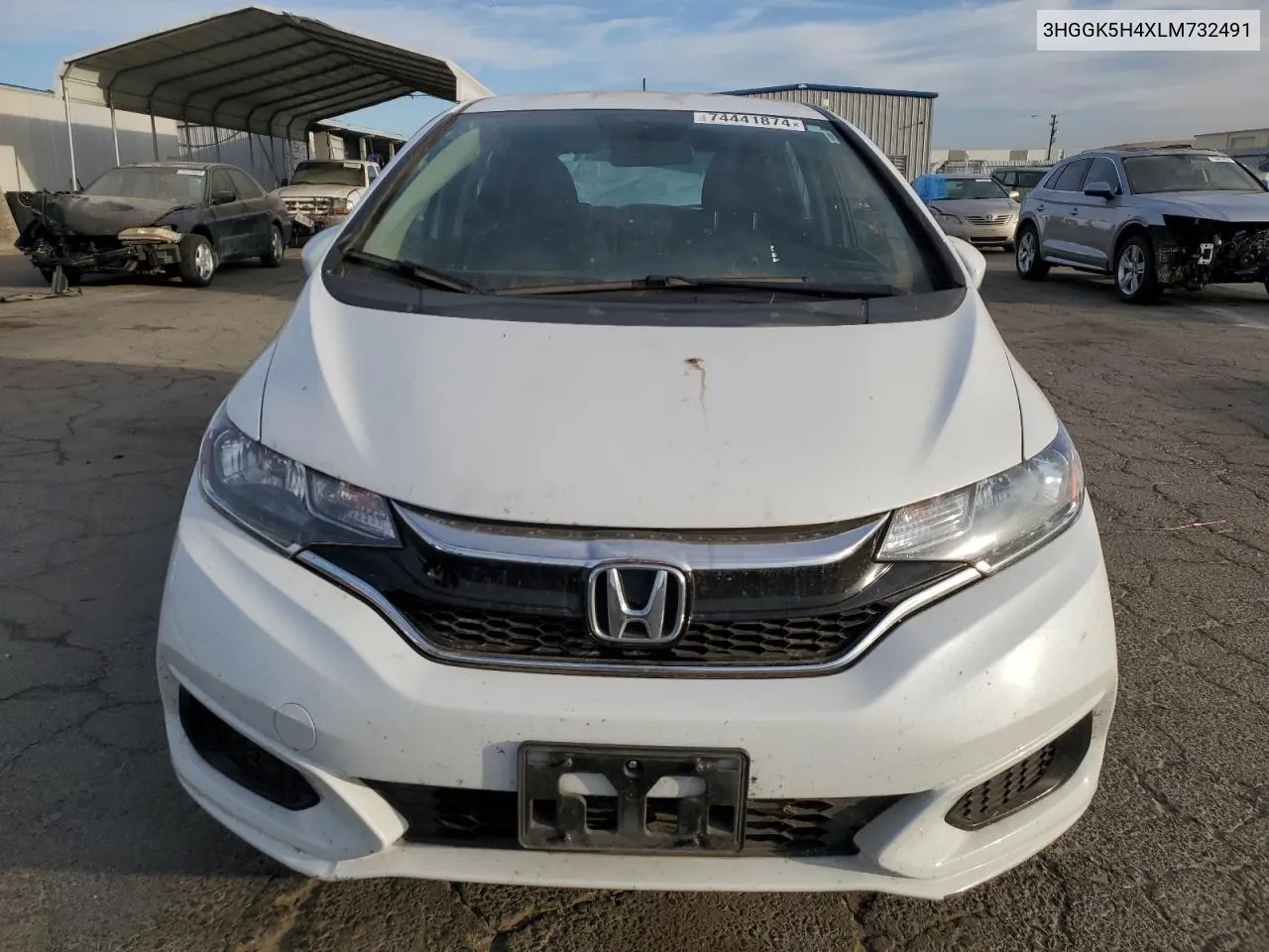 2020 Honda Fit Lx VIN: 3HGGK5H4XLM732491 Lot: 74441874