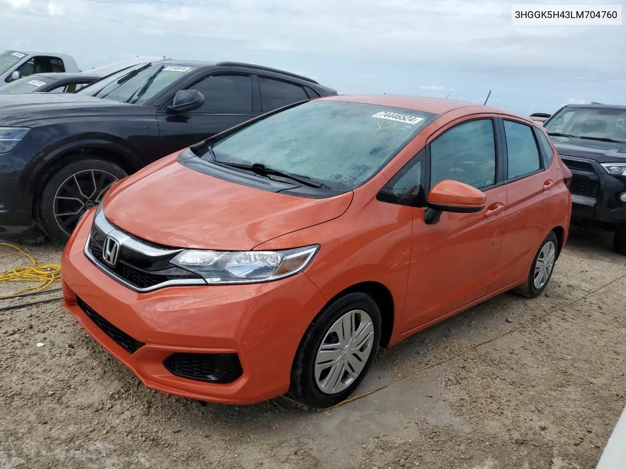 2020 Honda Fit Lx VIN: 3HGGK5H43LM704760 Lot: 74446524