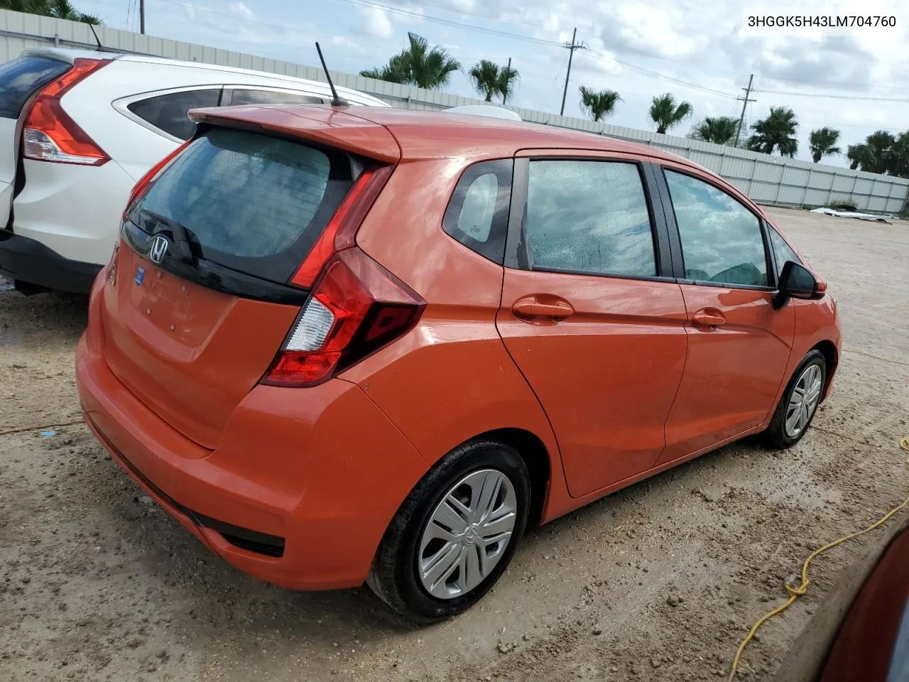 2020 Honda Fit Lx VIN: 3HGGK5H43LM704760 Lot: 74446524