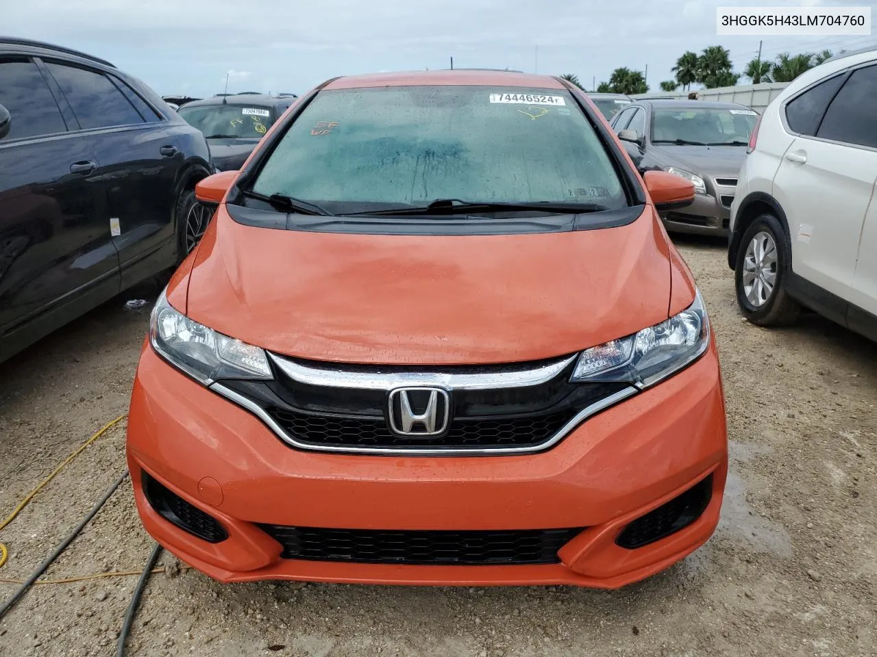 2020 Honda Fit Lx VIN: 3HGGK5H43LM704760 Lot: 74446524