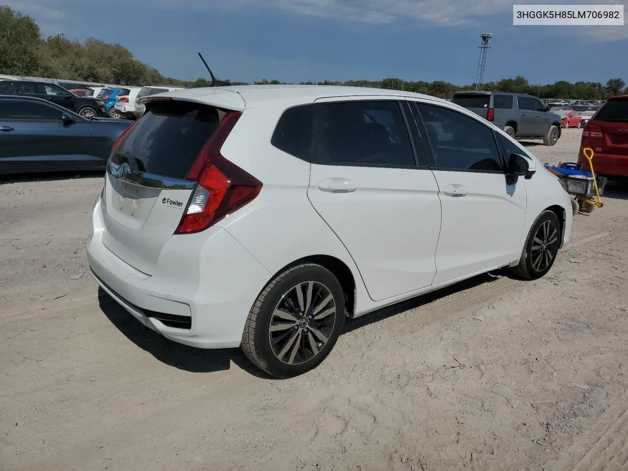 2020 Honda Fit Ex VIN: 3HGGK5H85LM706982 Lot: 74667264