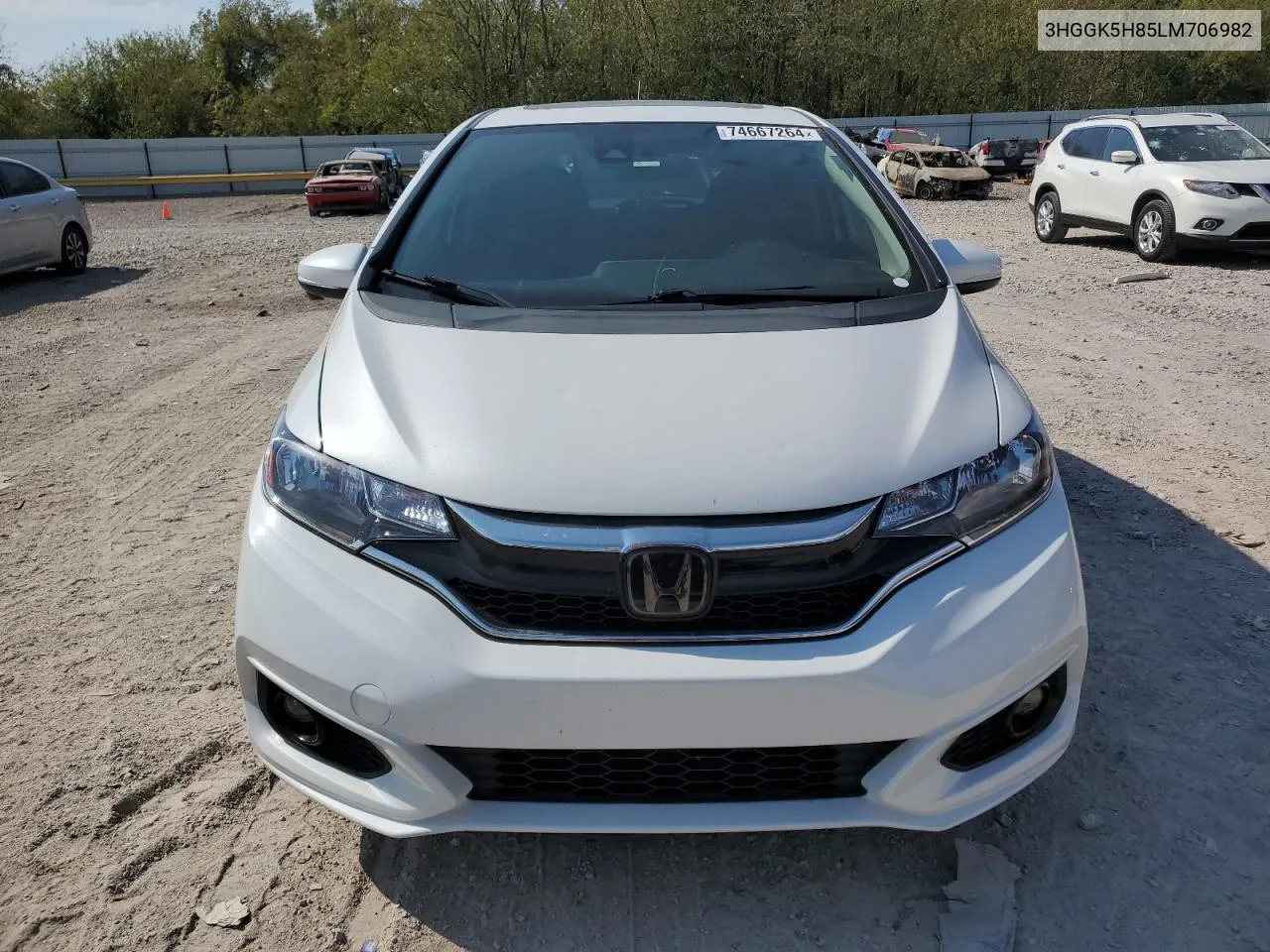 2020 Honda Fit Ex VIN: 3HGGK5H85LM706982 Lot: 74667264