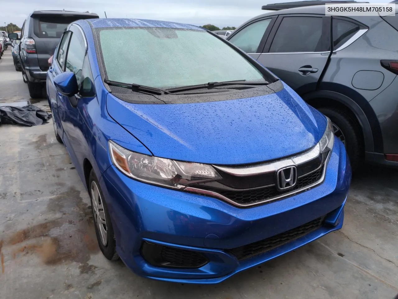 2020 Honda Fit Lx VIN: 3HGGK5H48LM705158 Lot: 74689744