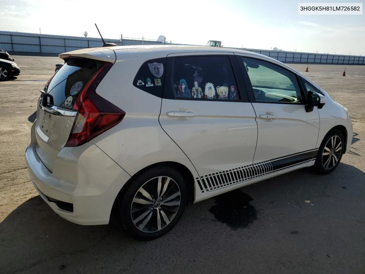 2020 Honda Fit Ex VIN: 3HGGK5H81LM726582 Lot: 74825134