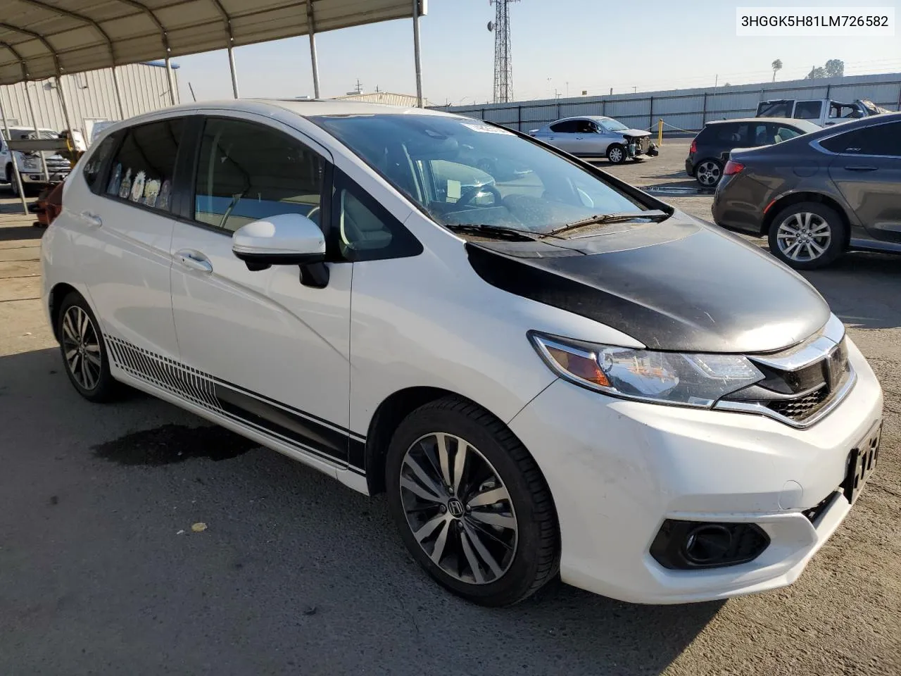 2020 Honda Fit Ex VIN: 3HGGK5H81LM726582 Lot: 74825134