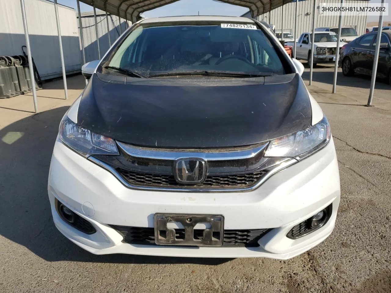 2020 Honda Fit Ex VIN: 3HGGK5H81LM726582 Lot: 74825134