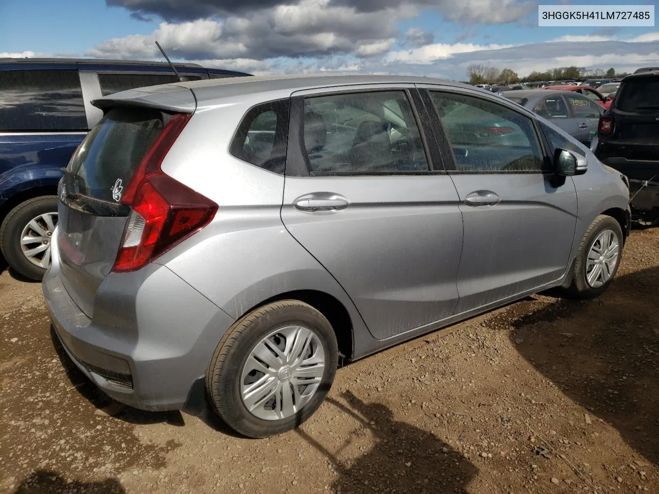 2020 Honda Fit Lx VIN: 3HGGK5H41LM727485 Lot: 74901564