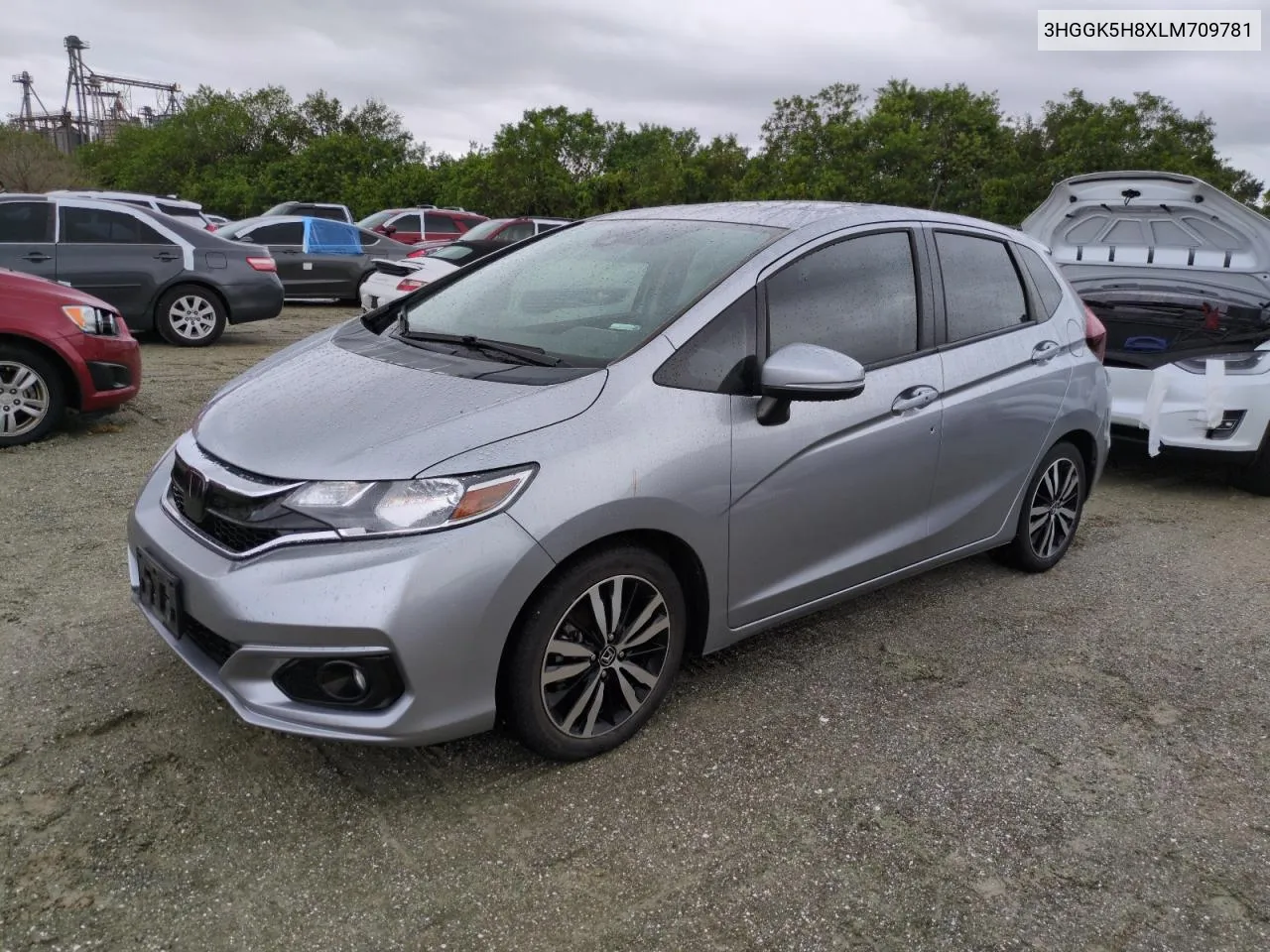 2020 Honda Fit Ex VIN: 3HGGK5H8XLM709781 Lot: 74961114