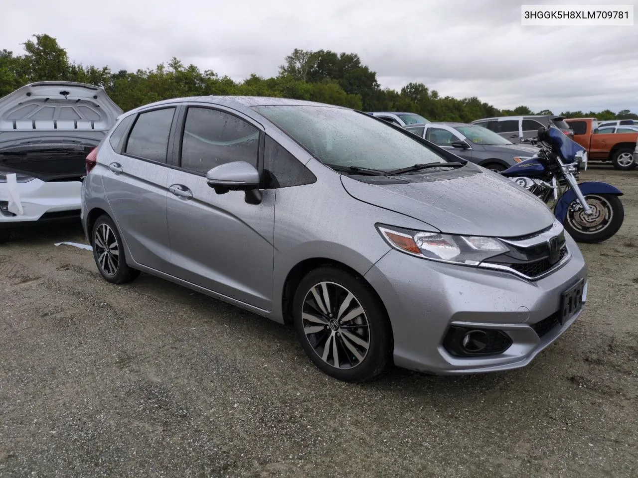 2020 Honda Fit Ex VIN: 3HGGK5H8XLM709781 Lot: 74961114