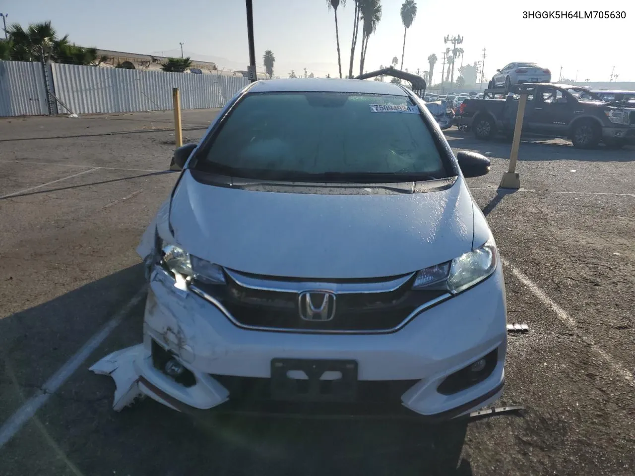 2020 Honda Fit Sport VIN: 3HGGK5H64LM705630 Lot: 75094934