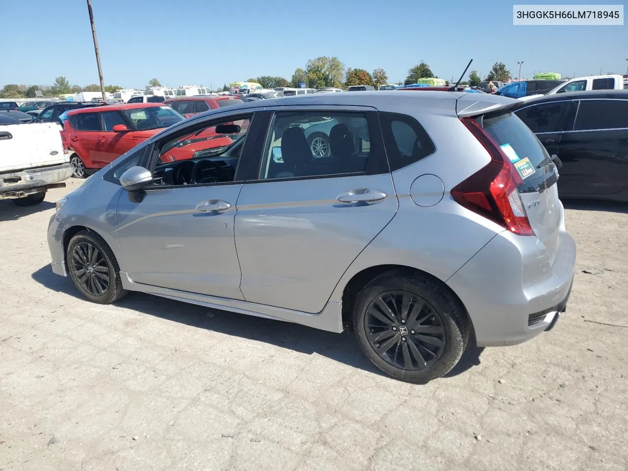 2020 Honda Fit Sport VIN: 3HGGK5H66LM718945 Lot: 75489074