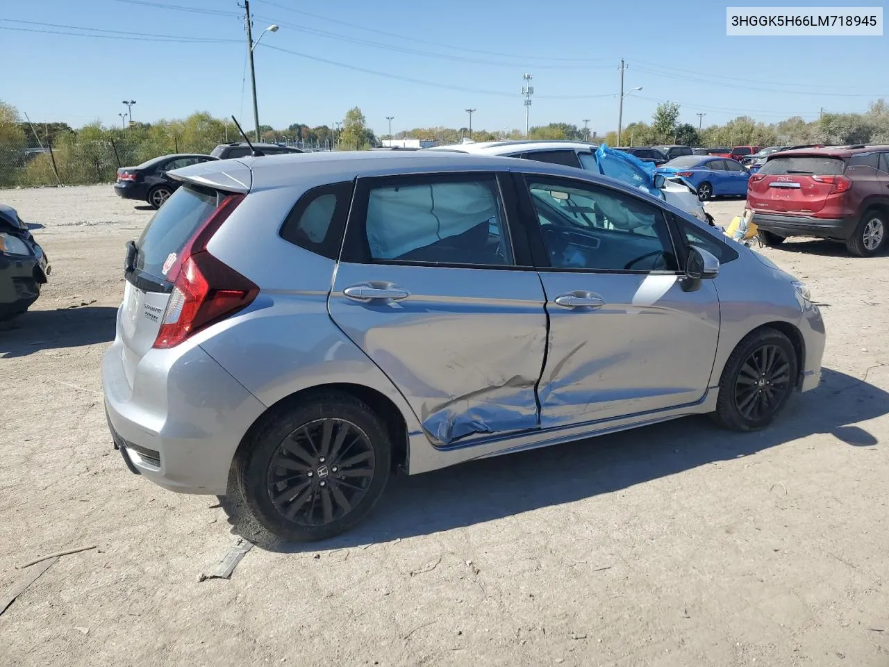 2020 Honda Fit Sport VIN: 3HGGK5H66LM718945 Lot: 75489074