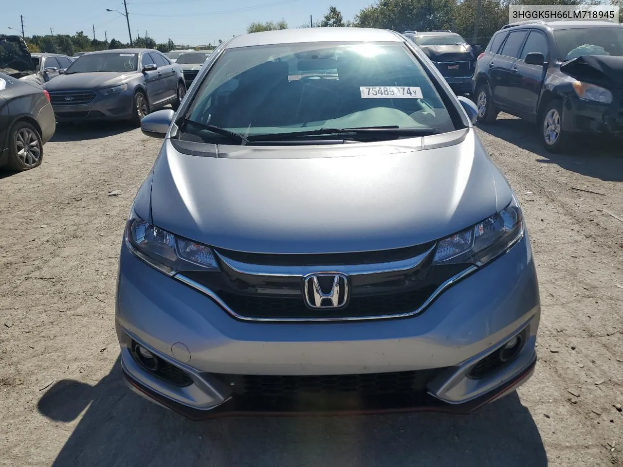 2020 Honda Fit Sport VIN: 3HGGK5H66LM718945 Lot: 75489074