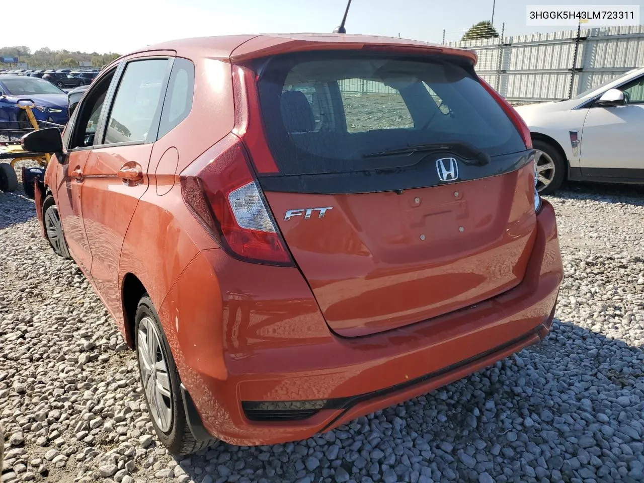 2020 Honda Fit Lx VIN: 3HGGK5H43LM723311 Lot: 75652094