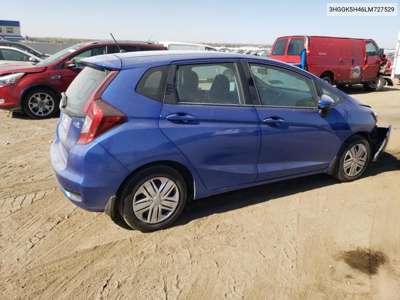 2020 Honda Fit Lx VIN: 3HGGK5H46LM727529 Lot: 75707624