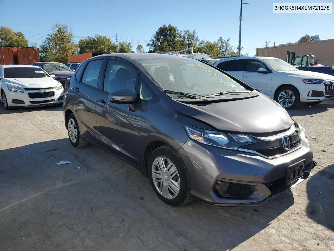 3HGGK5H4XLM721278 2020 Honda Fit Lx