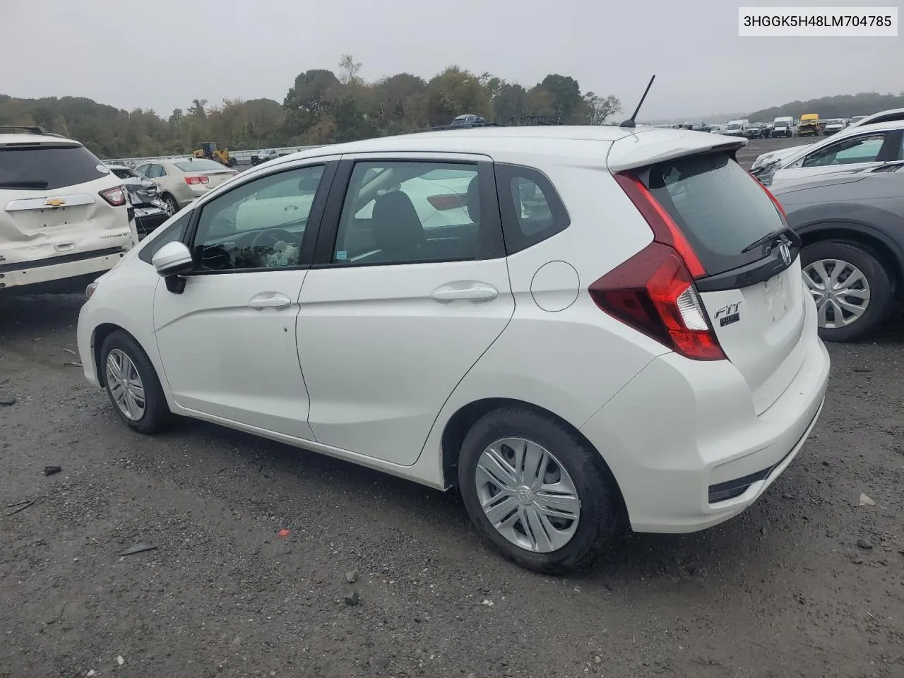 2020 Honda Fit Lx VIN: 3HGGK5H48LM704785 Lot: 75906674