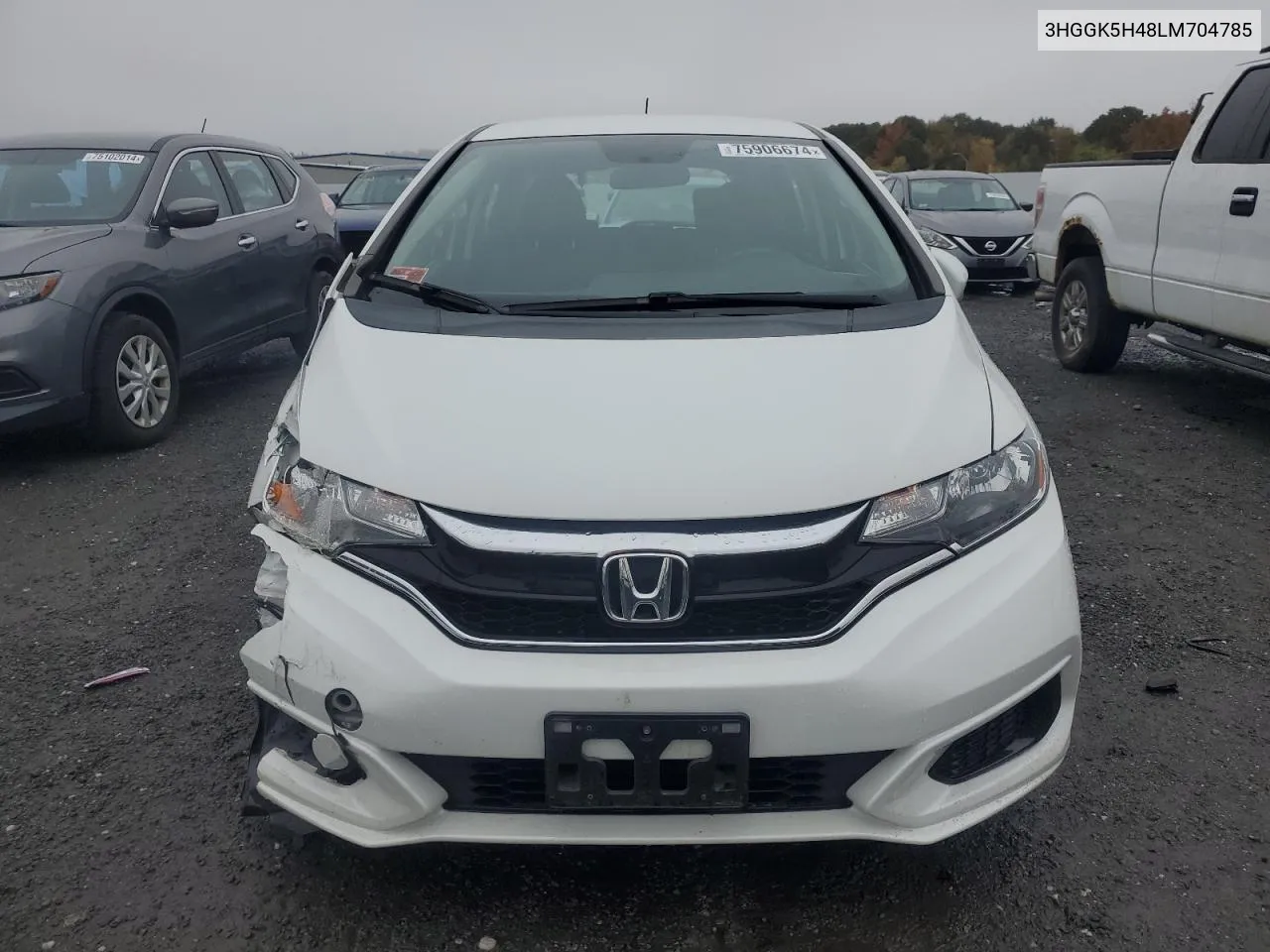 2020 Honda Fit Lx VIN: 3HGGK5H48LM704785 Lot: 75906674