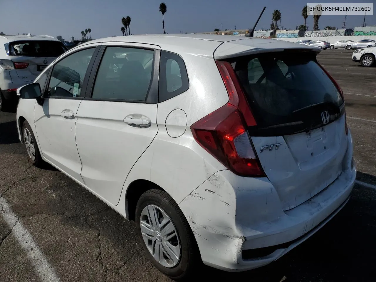 2020 Honda Fit Lx VIN: 3HGGK5H40LM732600 Lot: 76076824