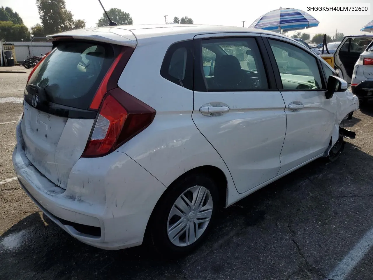 2020 Honda Fit Lx VIN: 3HGGK5H40LM732600 Lot: 76076824