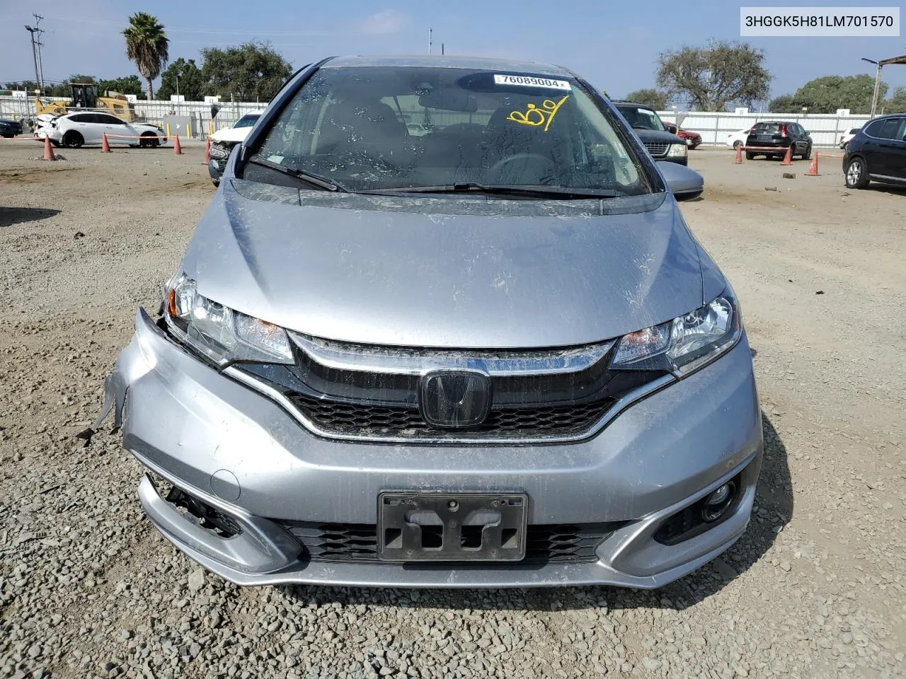 2020 Honda Fit Ex VIN: 3HGGK5H81LM701570 Lot: 76089004