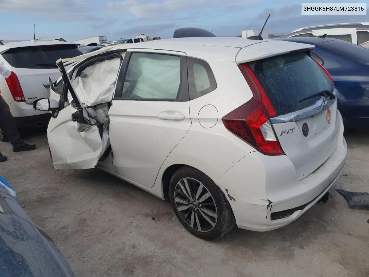 2020 Honda Fit Ex VIN: 3HGGK5H87LM723816 Lot: 76568234