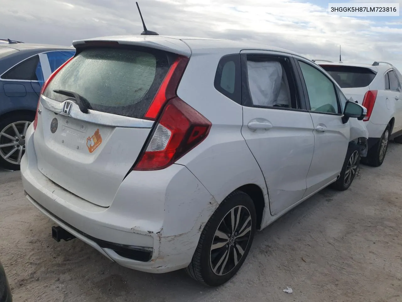 2020 Honda Fit Ex VIN: 3HGGK5H87LM723816 Lot: 76568234