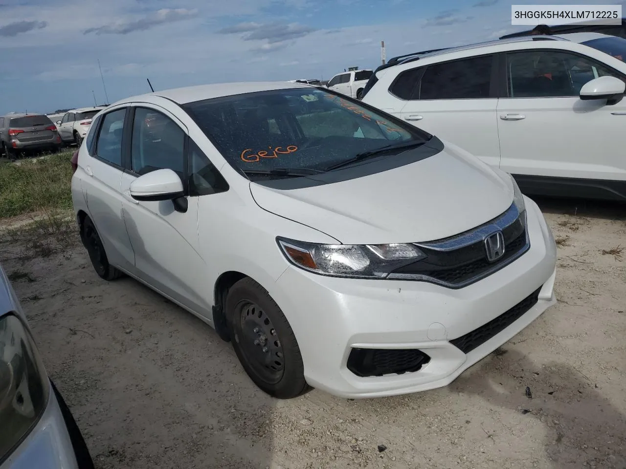 2020 Honda Fit Lx VIN: 3HGGK5H4XLM712225 Lot: 76777724