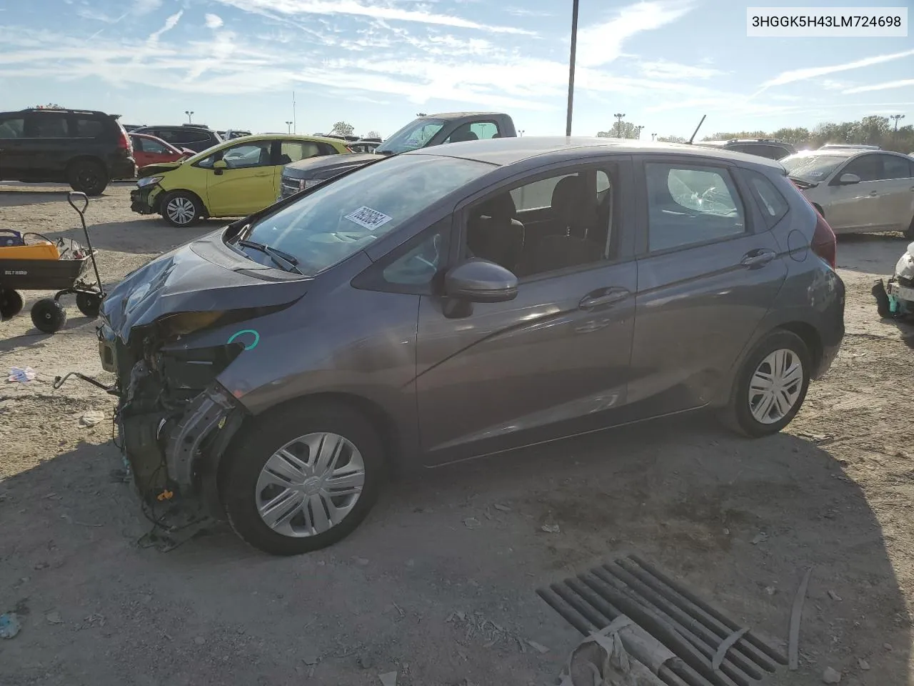 3HGGK5H43LM724698 2020 Honda Fit Lx