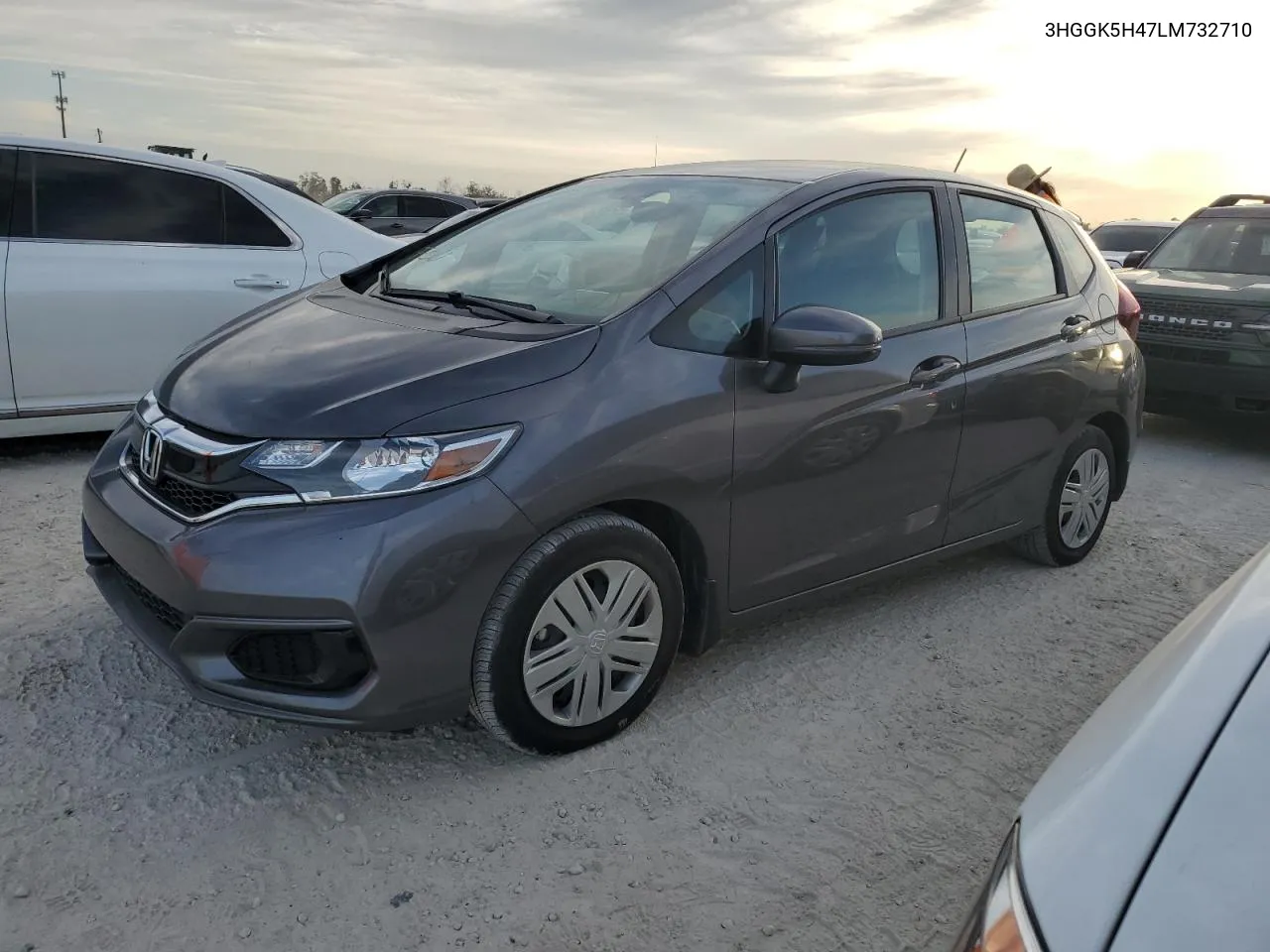 2020 Honda Fit Lx VIN: 3HGGK5H47LM732710 Lot: 77041014