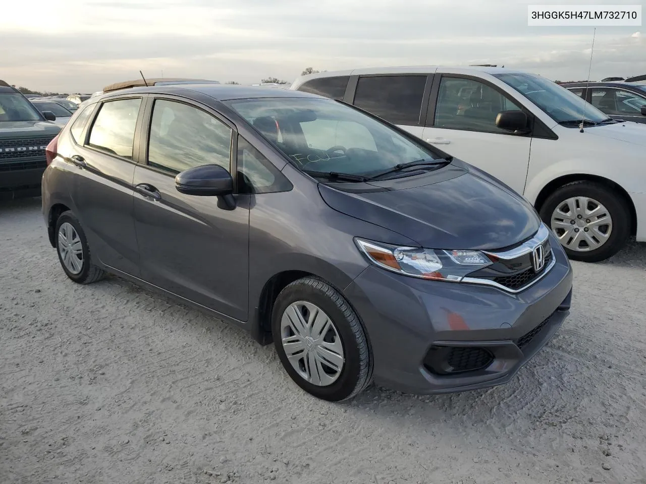 2020 Honda Fit Lx VIN: 3HGGK5H47LM732710 Lot: 77041014