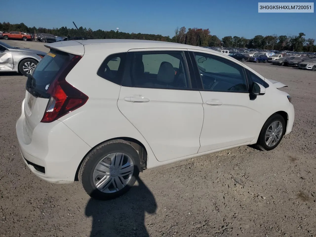 2020 Honda Fit Lx VIN: 3HGGK5H4XLM720051 Lot: 77084804