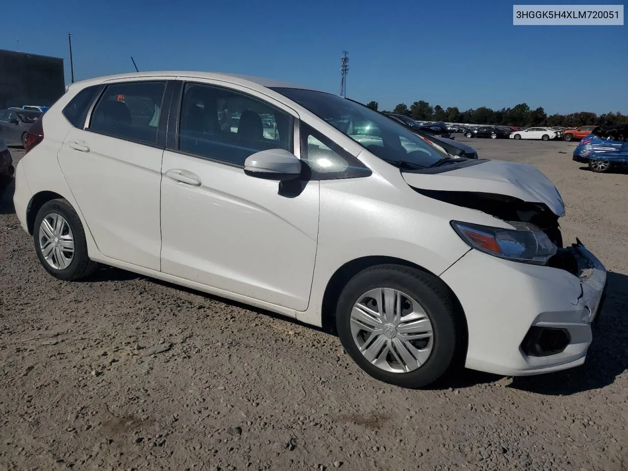 2020 Honda Fit Lx VIN: 3HGGK5H4XLM720051 Lot: 77084804