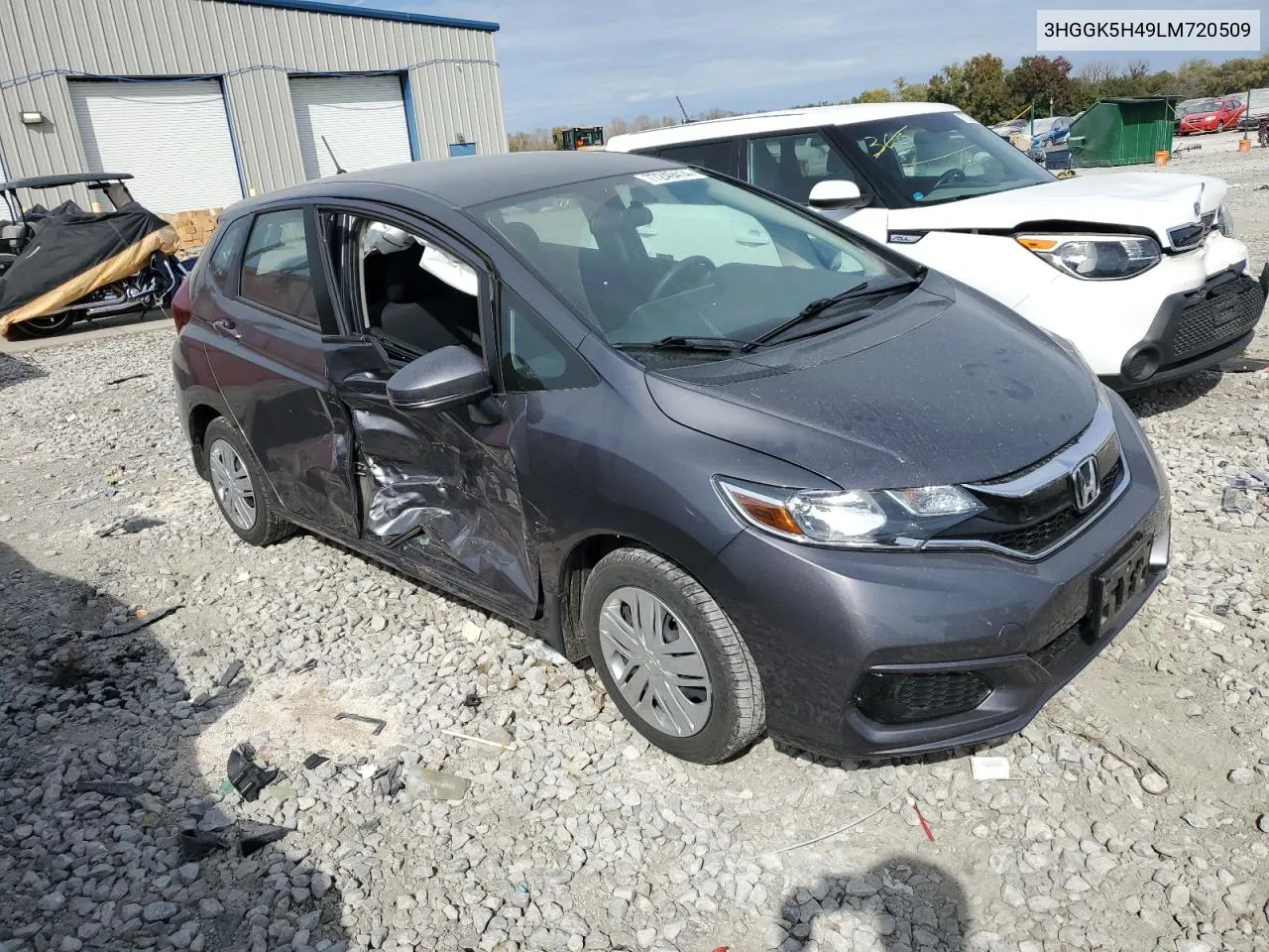 2020 Honda Fit Lx VIN: 3HGGK5H49LM720509 Lot: 77249414