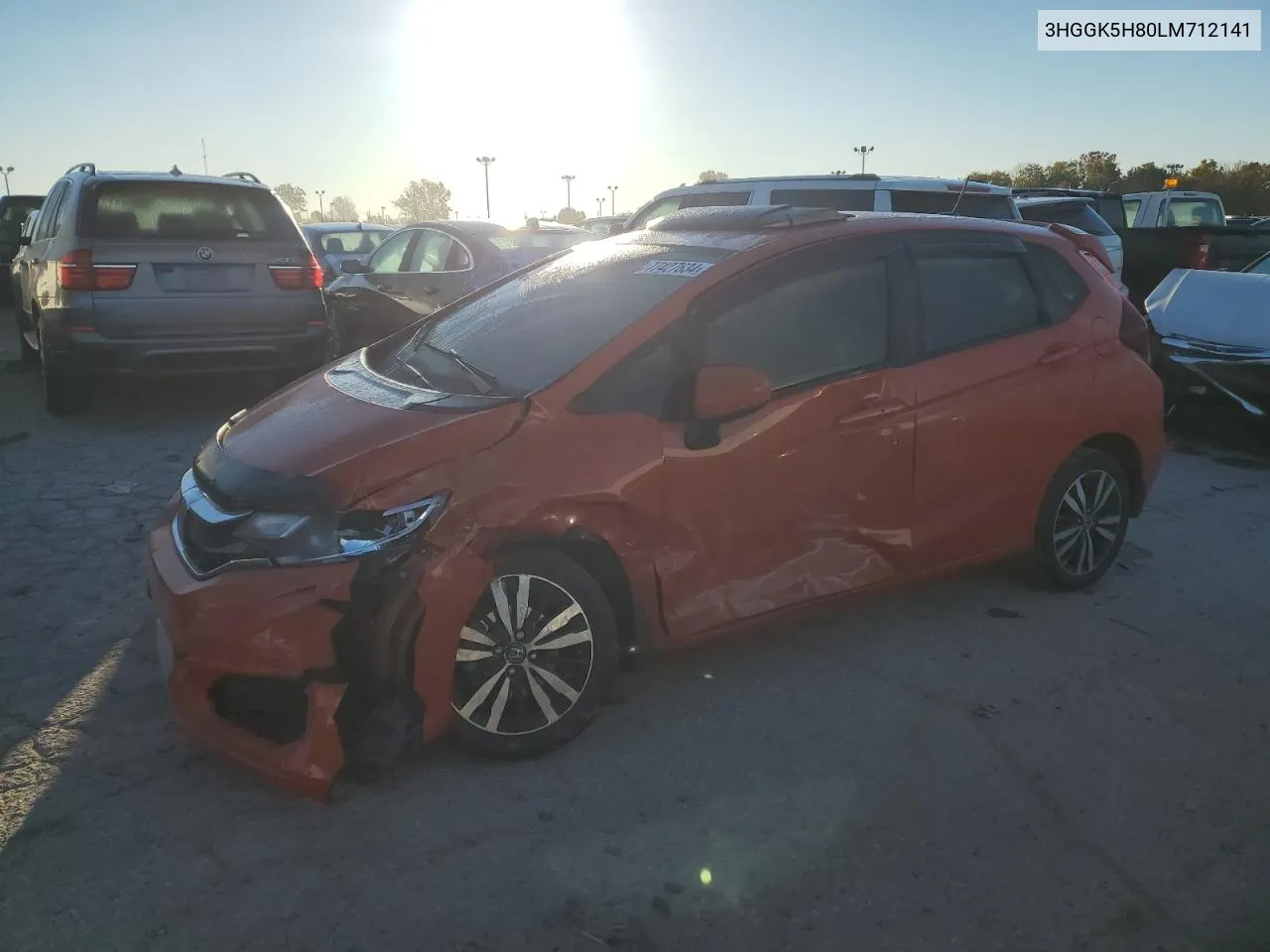 2020 Honda Fit Ex VIN: 3HGGK5H80LM712141 Lot: 77427634